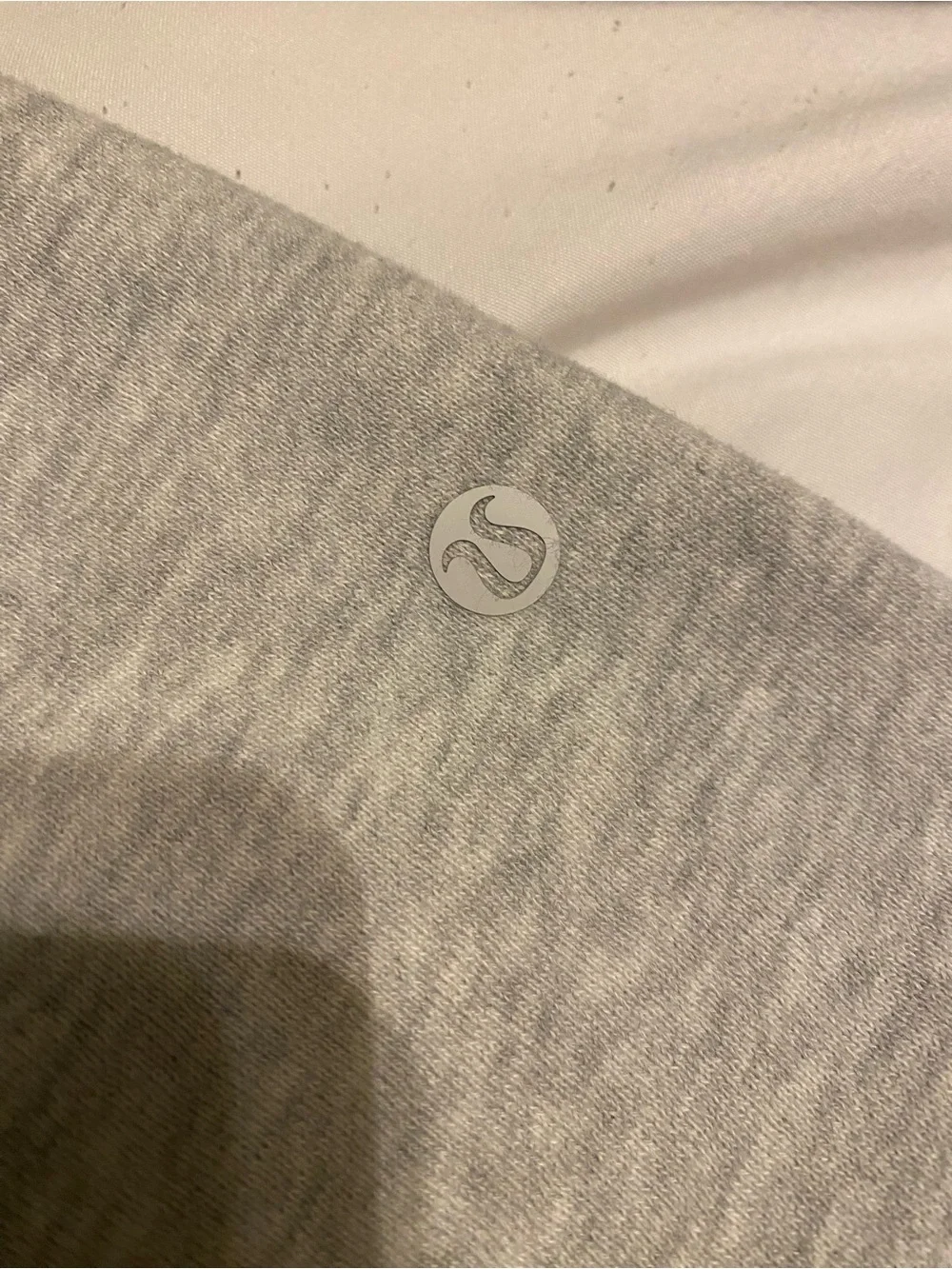 lululemon athletica Light Gray Fleece Jogger Sweatpants